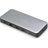 Digitus USB-C Docking Station, 11-Port, Kabelgebunden, USB 3.2 Gen 2 (3.1 Gen 2) Type-C, 1.4/2.2, 10,100,1000 Mbit/s, Schwarz, Grau, MicroSD (TransFlash), SD