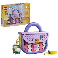 LEGO Creator 3-in-1-Set Modische Tasche mit Staufach - Modellbau mit 3 Bauoptionen: Handtasche, Koffer oder Schatulle - DIY Kinderzimmer Deko - Geschenk für Mädchen und Jungen ab 8 Jahren - 31391