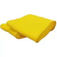 BETTWARENSHOP Piqué Baumwolldecke Tagesdecke 220x240 cm | yellow - gelb