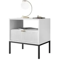 Lookway NACHTTISCH CORTADO S54 WEISS