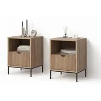 Livinity NACHTTISCH Aterno Viking Oak 2er Set