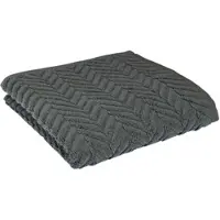 Ross Uni Handtücher Sensual Skin 9001 Zopfmuster Handtuch 50x100 cm | anthrazit - grau