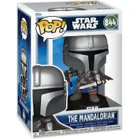 Funko POP! FK90824 - Star Wars: The Mandalorian and Grogu POP! Vinyl Figur The Mandalorian (Dual Wield) 9 cm - Neu