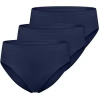 Schiesser Damen Slips 3er Pack - Jazz-Pants, Cotton Essentials, Basic, Stretch
