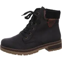 Rieker Schnürstiefel Schwarz