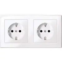 Merten SCHUKO-Steckdose aws/gl MEG2328-1425