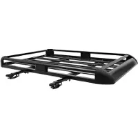 StarTech.com Dachträger Gepäckkorb SUV - Dachkorb für Relingträger - 150 kg Traglast - Verstellbare Breite 100–135 cm - Länge 140 cm - Für Serien-Dachreling - Schwarz