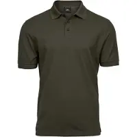 Tee Jays Herren Luxury Stretch Polo-Shirt, Kurzarm BC3305 (M) (Dunkles Olive)