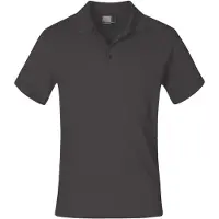 Promodoro Superior Poloshirt Plus Size Herren, Graphit, 5XL