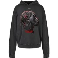 Mister tee weicher Herren Hoodie Rippbündchen Kapuze 240 g/m² mit Baumwolle Schwarz
