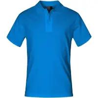 Promodoro Superior Poloshirt Plus Size Herren, Türkis, 4XL