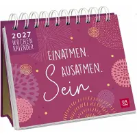 Sonstige Verlage Mini-Wochenkalender 2027: Einatmen. Ausatmen. Sein.