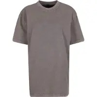 Build Your Brand Ladies Oversized Acid Wash Tee