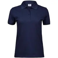 Tee Jays Damen Polo-Shirt, Kurzarm BC3302 (L) (Marineblau)