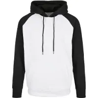 Build Your Brand Basic Raglan Kapuzenpullover