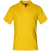 Promodoro Superior Poloshirt Plus Size Herren, Gelb, XXXL