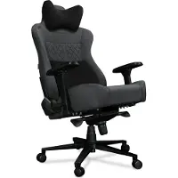 Yumisu Gaming Stuhl Bürostuhl 2052 bis 180kg Belastbar Büro-Schreibtischstuhl PC-Stuhl Gaming Sessel GRAU/SCHWARZ