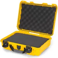 Nanuk Kunststoffkoffer 910 - mit Schaum Gelb