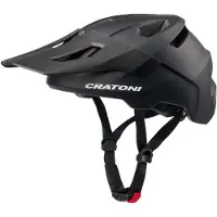Cratoni WildCat Kinder MTB-Helm black matt S-M, 49-56 Zentimeter, 12 Belüftun...
