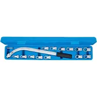 Bgs Spannrollen-Schlüssel-Satz, 12-kant 12-19 mm & E-Profil E10 - E18