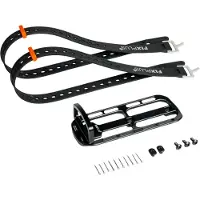 Nubuk Bikes FixPlus Cargo Cage S Set S Schwarz/orange - modularer Bikepacking-Gepäckhalte...
