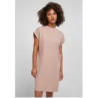 Build Your Brand Ladies' Turtle Extended Shoulder Dress