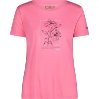 CMP Damen T-Shirt Woman T-Shirt 32T7166-B351 38 - Pink Fluo - 38