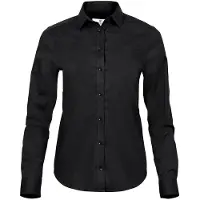 Cotton Classics -18.4025 Luxus Stretch Damen Bluse langarm 2XL schwarz