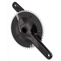 Vision Kurbelgarnitur Track BB386 Evo 1x 172,5 mm Schwarz - steife Bahnrad-Ku...