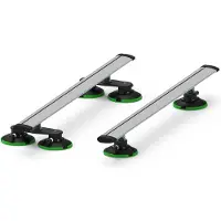 TreeFrog Crossbar Träger Silber Max 1220 x 150-330mm Silber - flexibler Dacht....