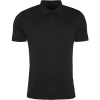 Just Cool JC021 | Herren Cool Smooth Polo / UV-Schutzfaktor 30+ - Farbe: Jet Black - Größe: XL