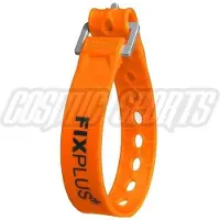 Fixplus Gummizurrband, 2 Stk., 86x2.3cm, orange/black