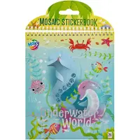 Creative Craft Group Luxuriöses Mosaik-Stickerbuch Unterwasserwelt