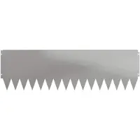 vidaXL Rasenkante 10 stk. 103 x 30 cm Stahl Silber