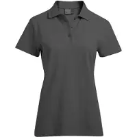 Promodoro Superior Poloshirt Damen, Stahlgrau, M