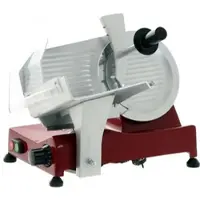 Fac S220 Rot - Aufschnittmaschine - 220 mm Klinge - mit Schleifaufsatz - 185W