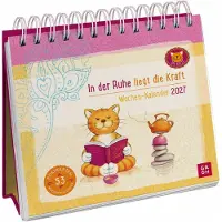 Sonstige Verlage Postkartenkalender 2027: Om-Katze: In der Ruhe liegt die Kraft