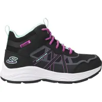 SKECHERS Mädchen Abenteuer Blitz Spaß Jagd wasserdichte Schuhe Black Aqua