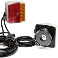 Wiltec Led Rückleuchte 7-Polig 12V Magnet Anhänger Pkw Rücklicht Beleuchtung