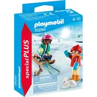 Playmobil , Kinder mit Schlitten, Special Plus, 70250