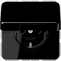 JUNG CD1520BFKLSW SCHUKO Steckdose mit Klappdeckel
