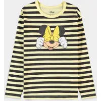 Difuzed Disney - Minnie Mouse - Girls Striped Crew Sweater