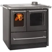 La Nordica Küchenofen | SOVRANA EASY.16 | 7,5 kW | Anthrazit-Schwarz