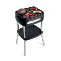 Fritel BBQ 3256 - 2 in 1, Schwarz, Rechteckig, Drehregler, 4 Bein(e), 2000 W