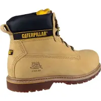 CAT Holton Leder Honig Sicherheitsstiefel