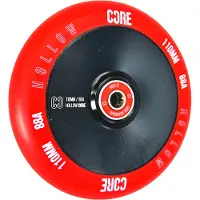 Core Hollow V2 Stunt-Scooter Rolle 110mm Schwarz/PU Rot