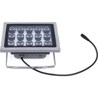GreatDEshop2021 45°LED IR Infrarot 15 IR LED Licht 12V für CCTV Überwachungs IR LED Sicherheit Lampe Nachtsichtlicht Beleuchtungslampe