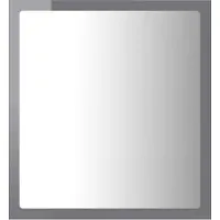 vidaXL "LED-Badspiegel Modernes Design - Hängeschrank für Bad Badezimmer - Wandspiegel Hochglanz-Grau 40x8,5x37 cm Acryl NeuMöbel 9439952