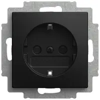 Busch-Jaeger SCHUKO Steckdosen-Einsatz Safety+, mit Schraubanschluss, Busch-balance SI, 1 Stk.
