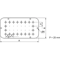 Schneider Electric NSYTLF Standard für PanelSeT S3D Geh. RAL7035, L545xB130.